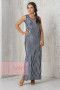 Платье женское 3289 Фемина (Полоска варенка темно-синий)