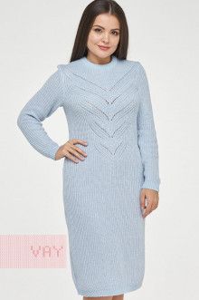 Платье женское 182-2378 Фемина (Жемчужно-голубой/жемчужно-голубой)