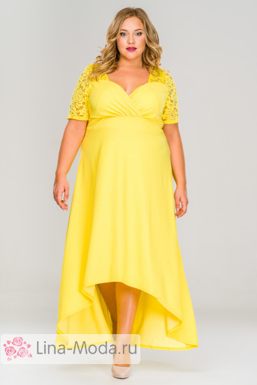 Платье 159405 ЛаТэ (Желтый)