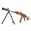 Страйкбольный пулемет (AirsoftSports) LCT РПКС-74 Wood ВВД WOLVERINE INFERNO V3 Premium Elec. (AS55)