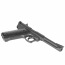 Страйкбольный пистолет (KJW) MK2 Ruger (Black) CO2