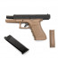 Страйкбольный пистолет (WE) GLOCK 17 gen.4 TAN (G001B-TAN/GP616-B)